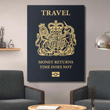 Travel More (United Kingdom) canvas wall art