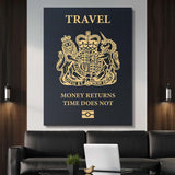 Travel More (United Kingdom) canvas wall art