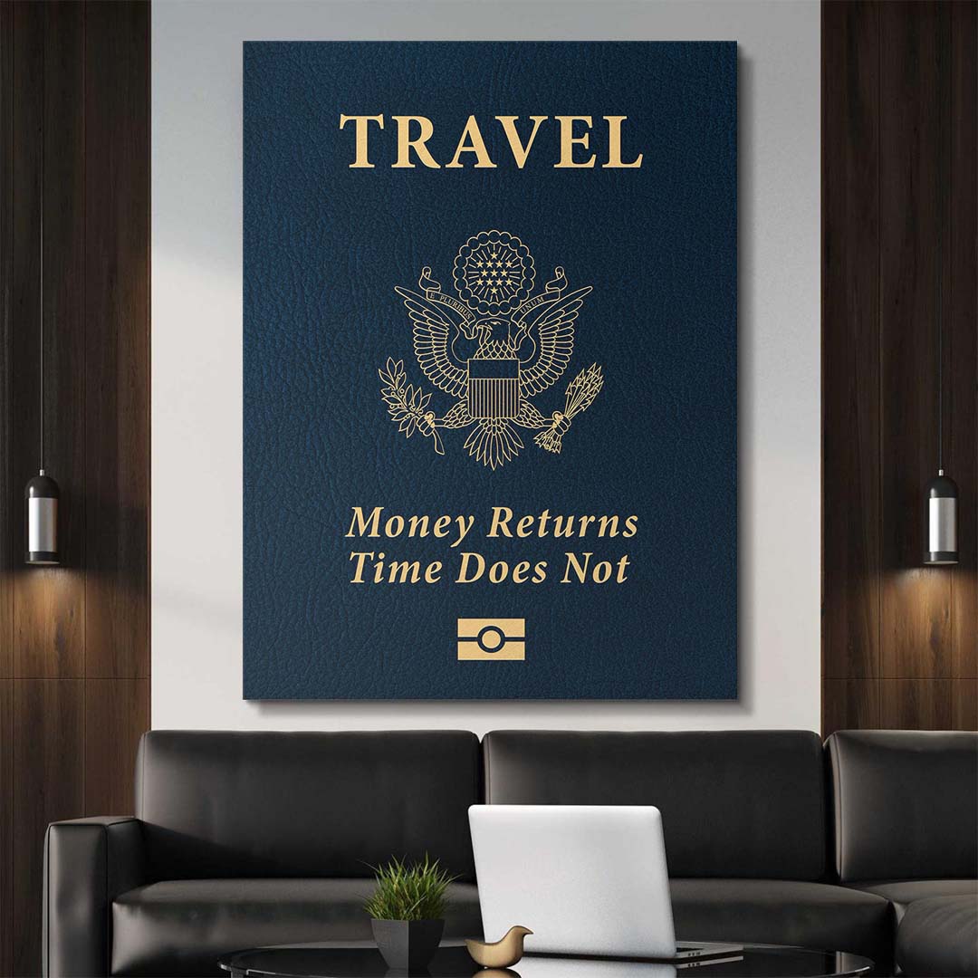 Travel More (United States) canvas art