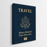 Travel More (United States) canvas wall art