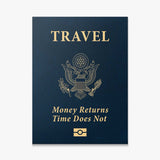 Travel More (United States) canvas wall art