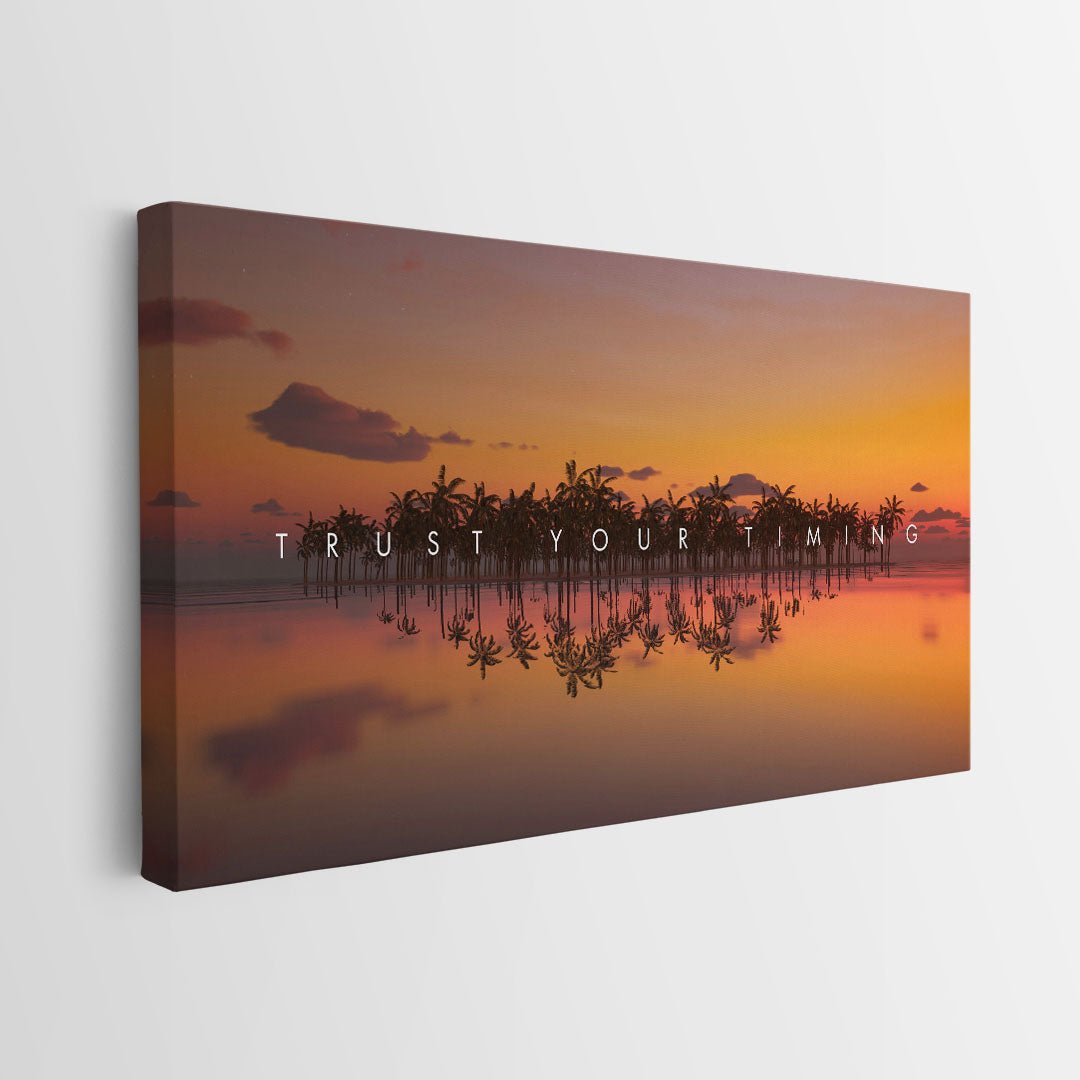 Trust Your Timing canvas art