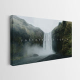 Unstoppable Force canvas wall art