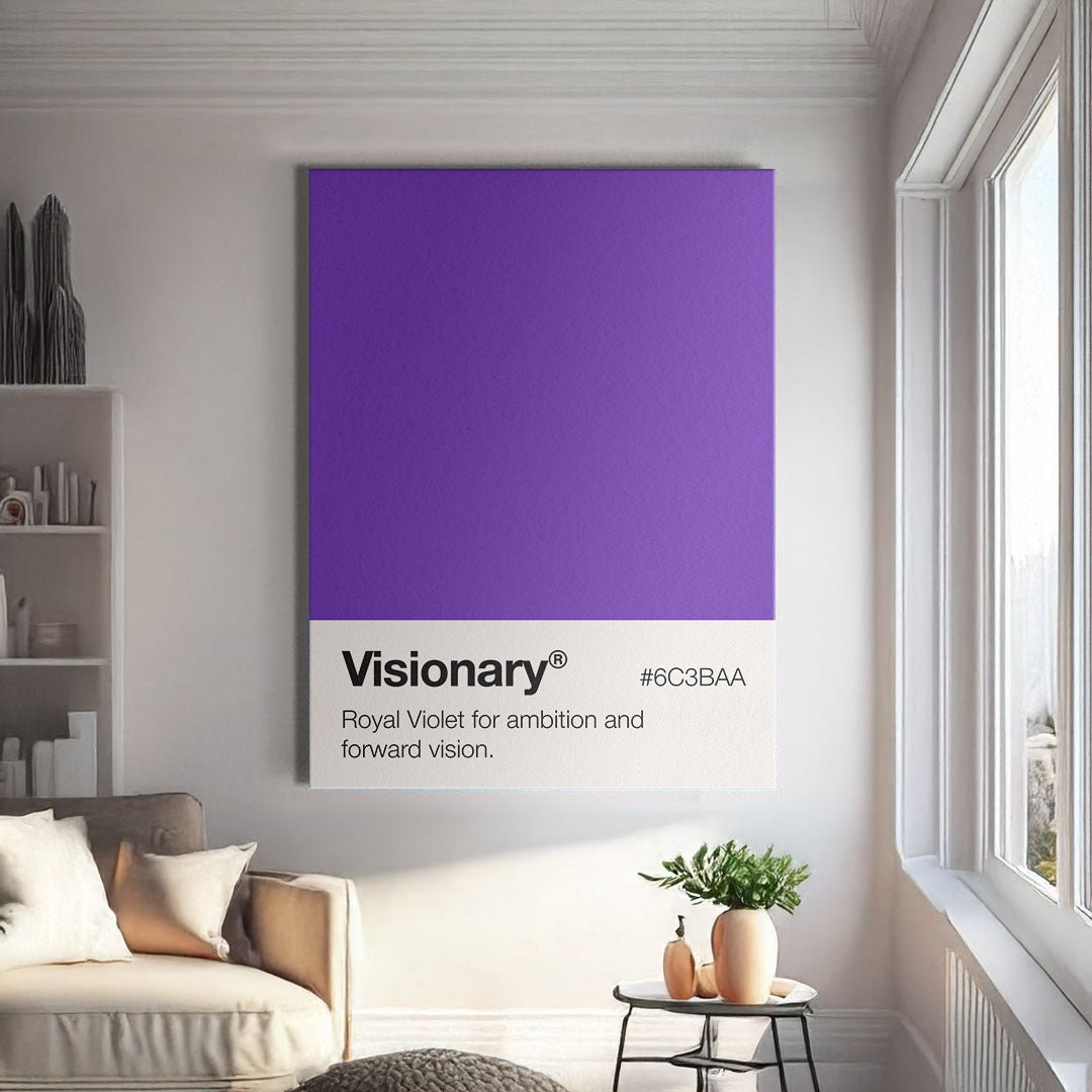 Visionary Palette motivational canvas wall art