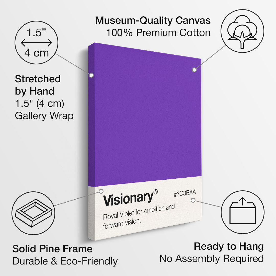 Visionary Palette motivational canvas wall art