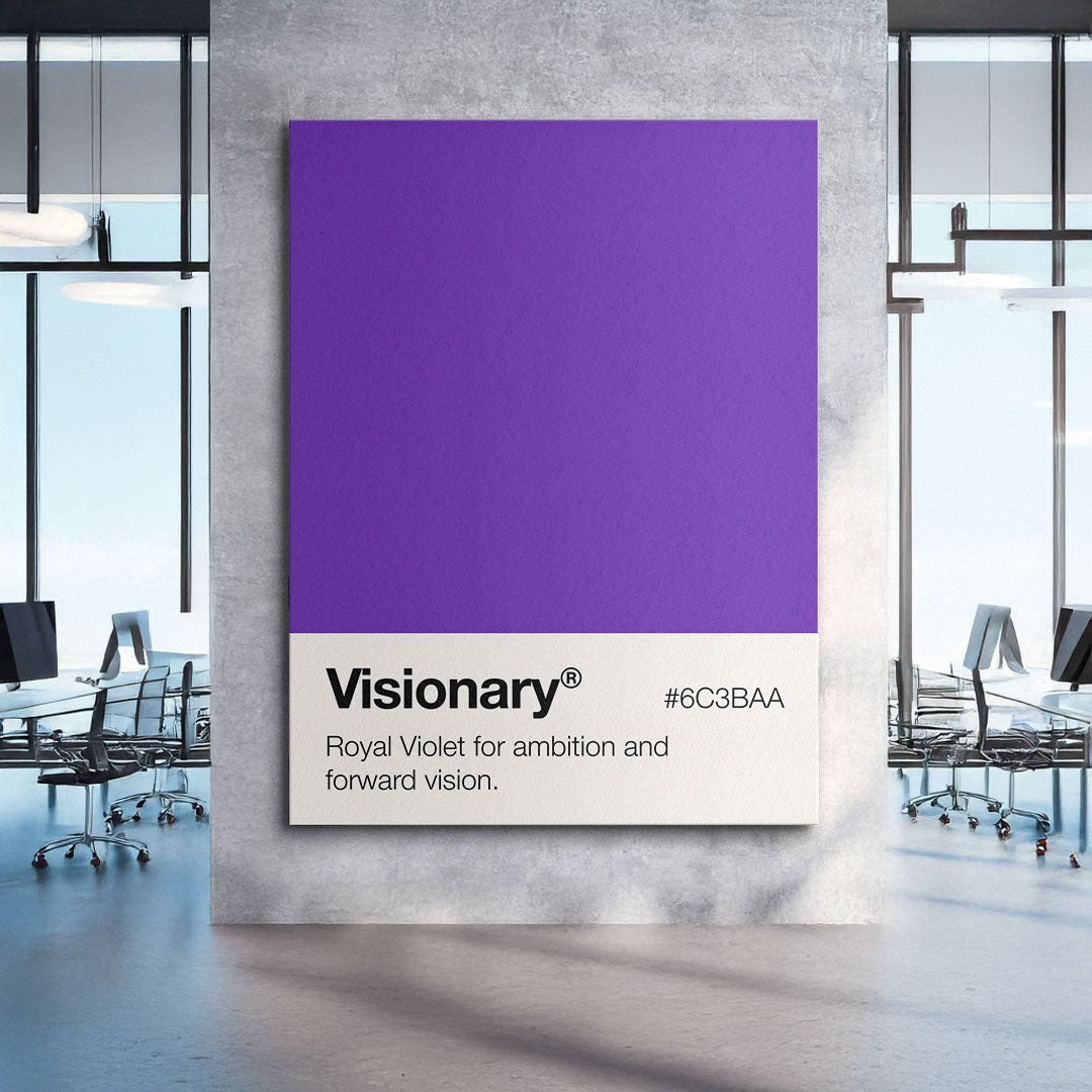 Visionary Palette motivational canvas wall art