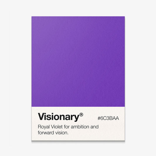 Visionary Palette motivational canvas wall art