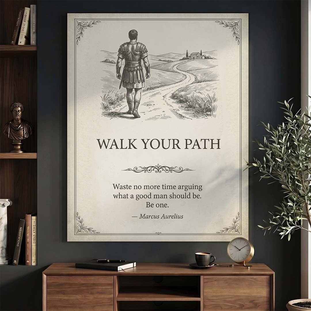 Walk Your Path canvas wall art