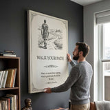 Walk Your Path canvas wall art