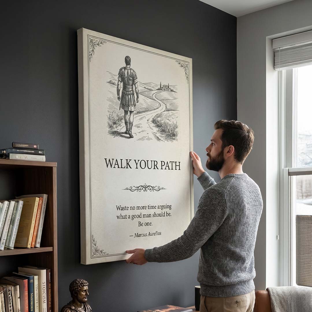 Walk Your Path canvas wall art