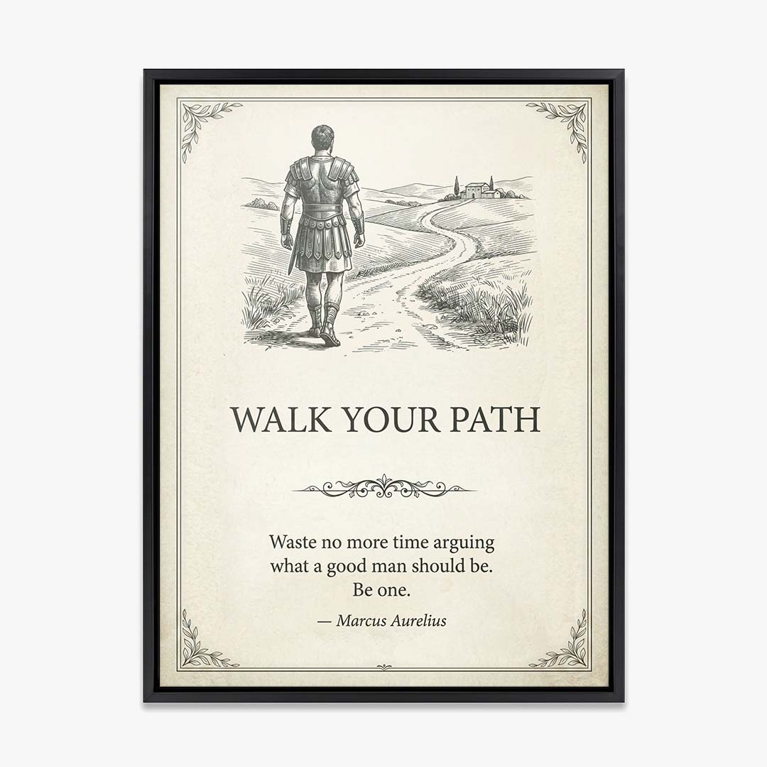 Walk Your Path canvas wall art