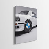 Wheels For Winners German motorsport racing wheel canvas wall art side profile