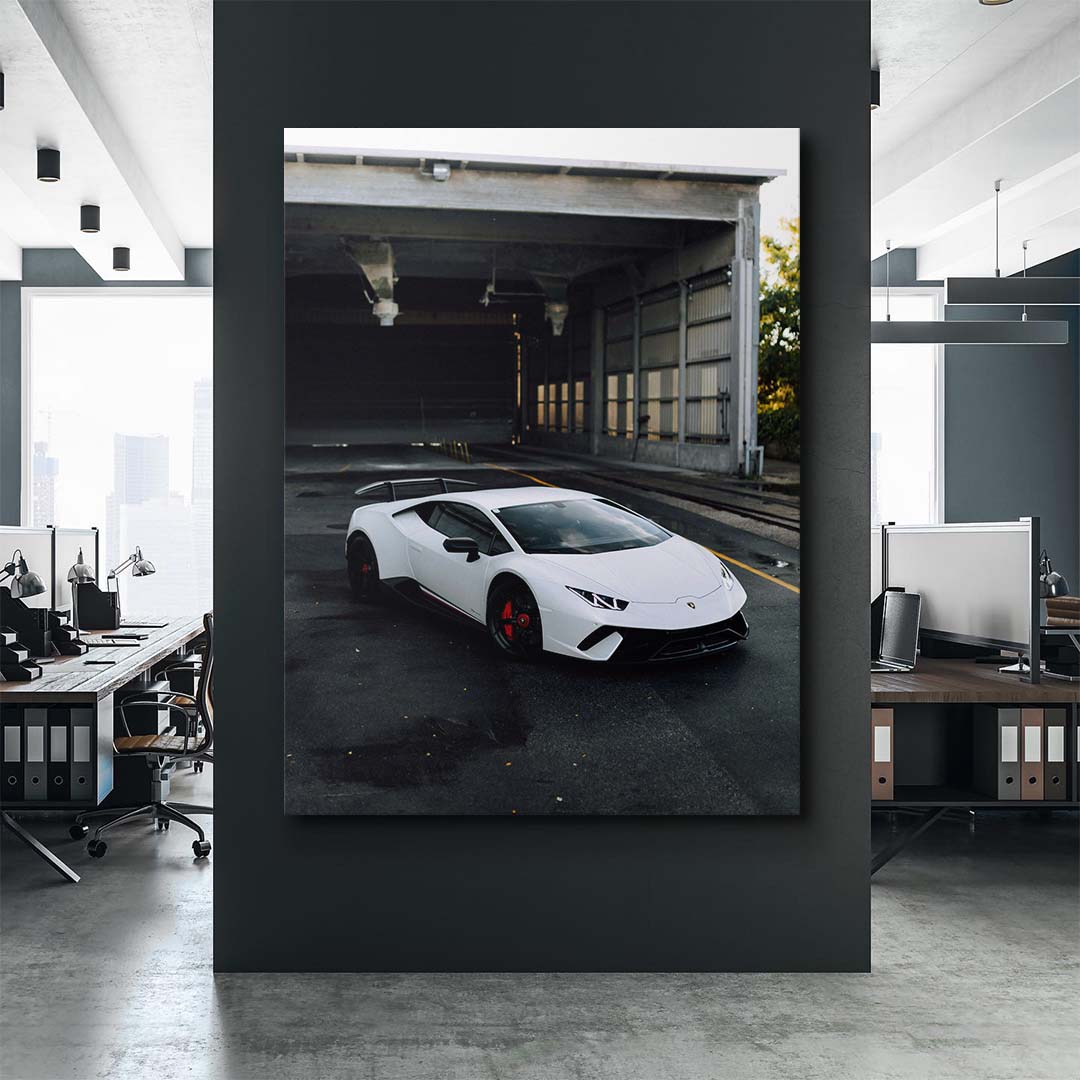 White Fury canvas art