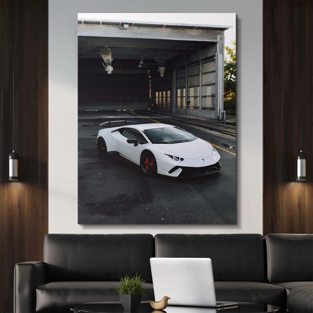 White Fury canvas art