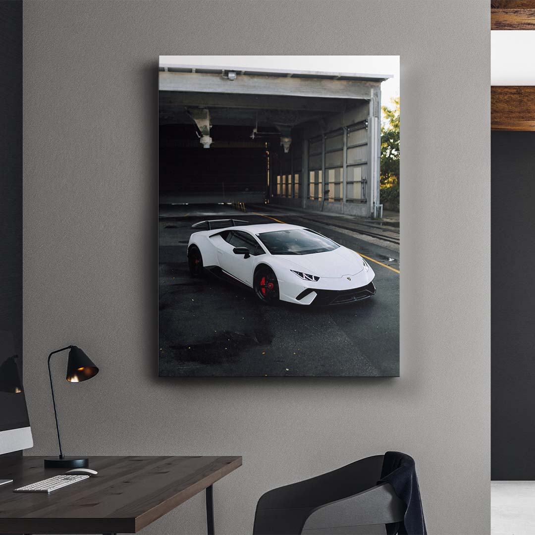 White Fury canvas art
