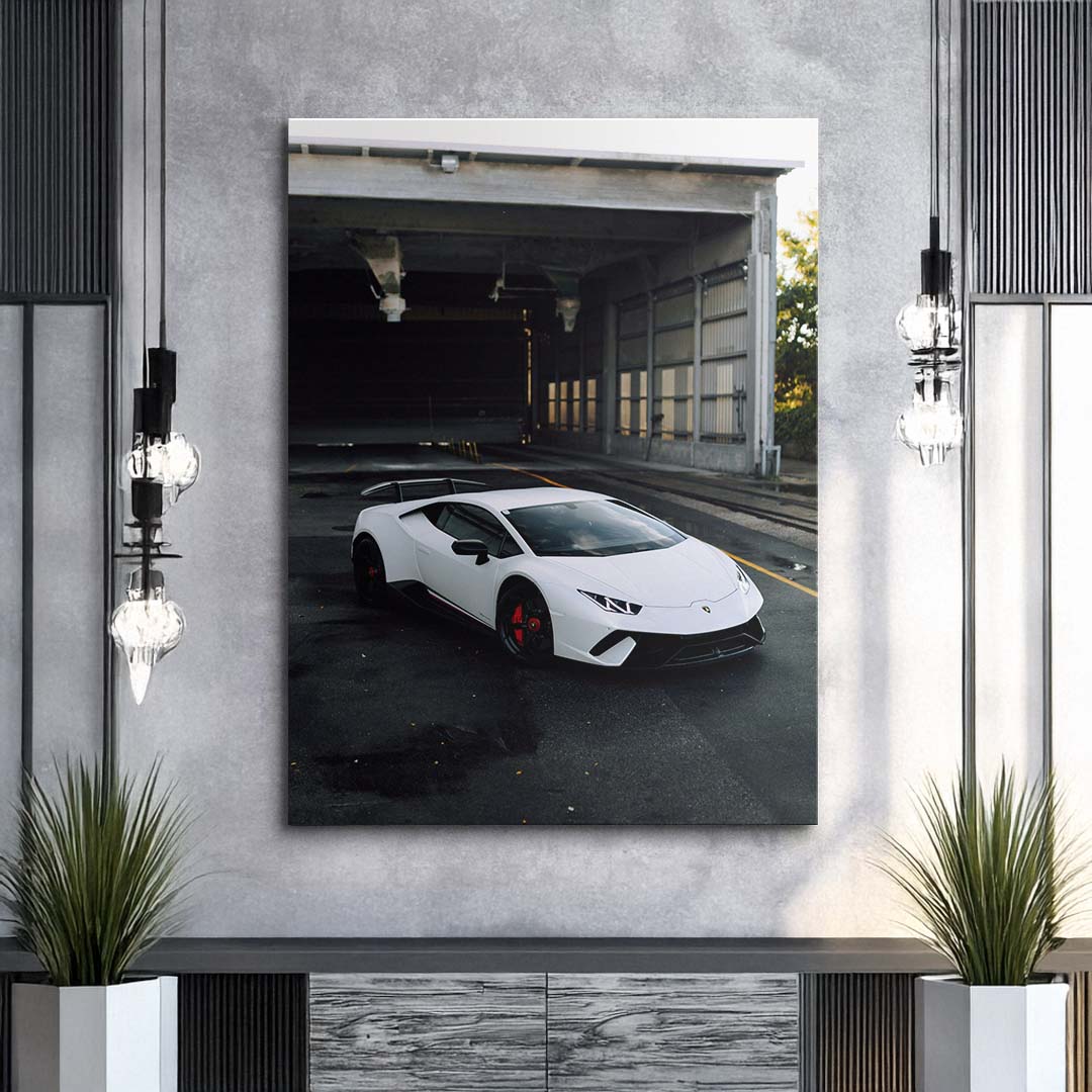 White Fury canvas art