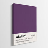 Wisdom Palette canvas wall art