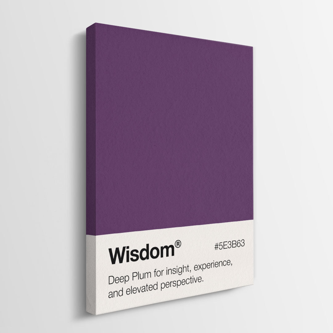 Wisdom Palette canvas wall art