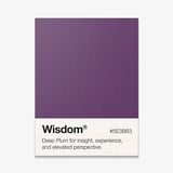 Wisdom Palette canvas wall art