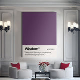 Wisdom Palette canvas wall art