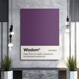 Wisdom Palette canvas wall art