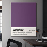 Wisdom Palette canvas wall art