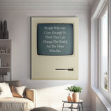 World Influencer canvas wall art