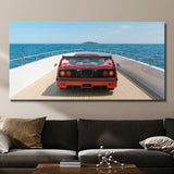 Yacht Cruising canvas wall art