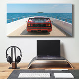Yacht Cruising canvas wall art