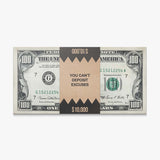 You Can't Deposit Excuses (Dollar Edition) canvas wall art