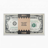 You Can't Deposit Excuses (Dollar Edition) canvas wall art