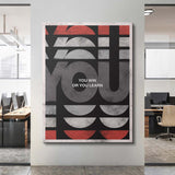 You Win or You Learn canvas wall art