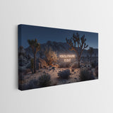 You'll Figure It Out gallery wrapped canvas, side view