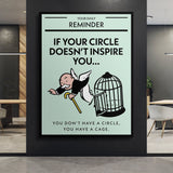 Your Cage canvas wall art