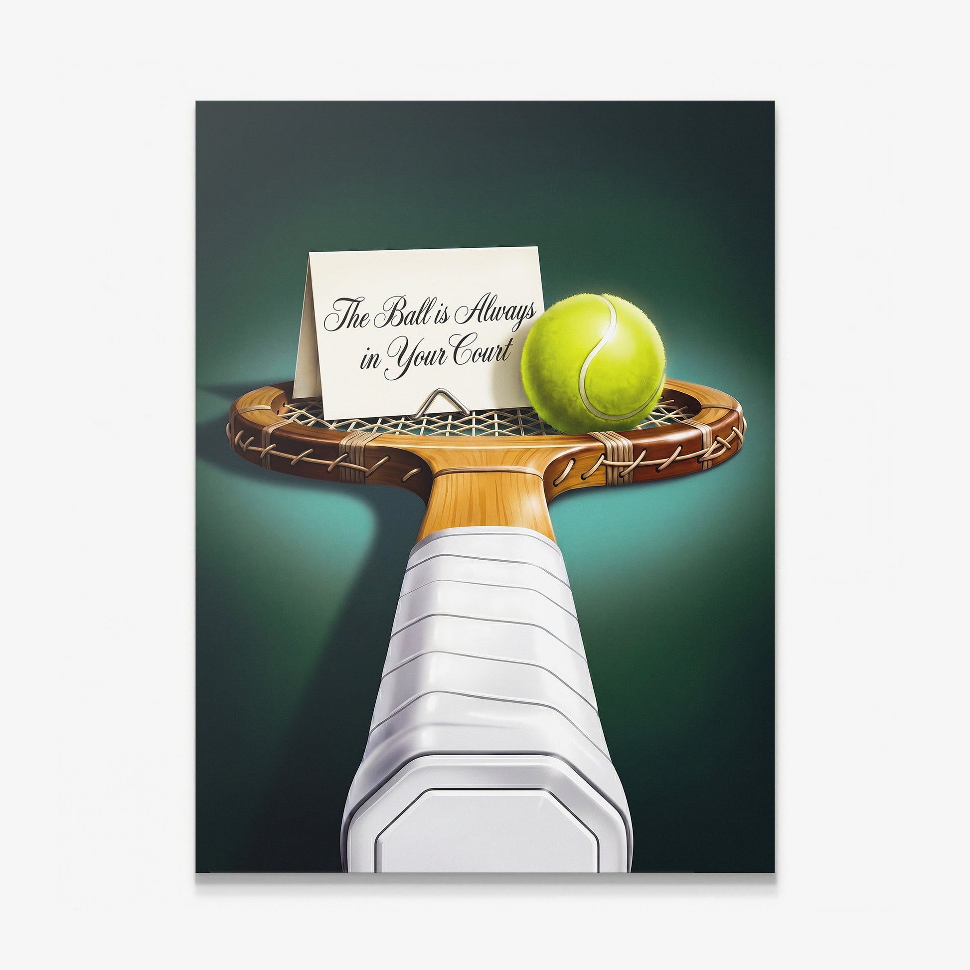 Your Court tennis canvas wall art print